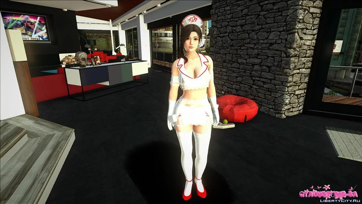 Саюри в костюме доктора / GTA San Andreas