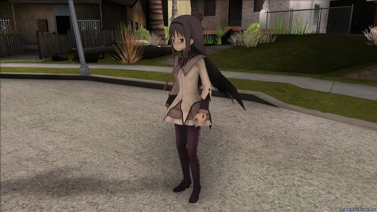 Хомура Акэми из Puella Magi Madoka Magica / GTA San Andreas
