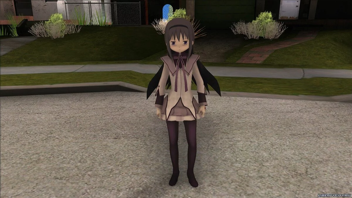Хомура Акэми из Puella Magi Madoka Magica / GTA San Andreas