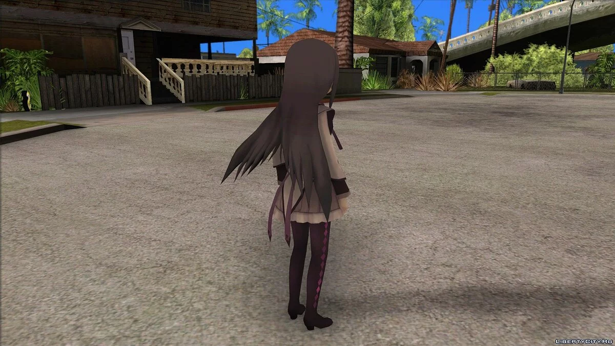Хомура Акэми из Puella Magi Madoka Magica / GTA San Andreas