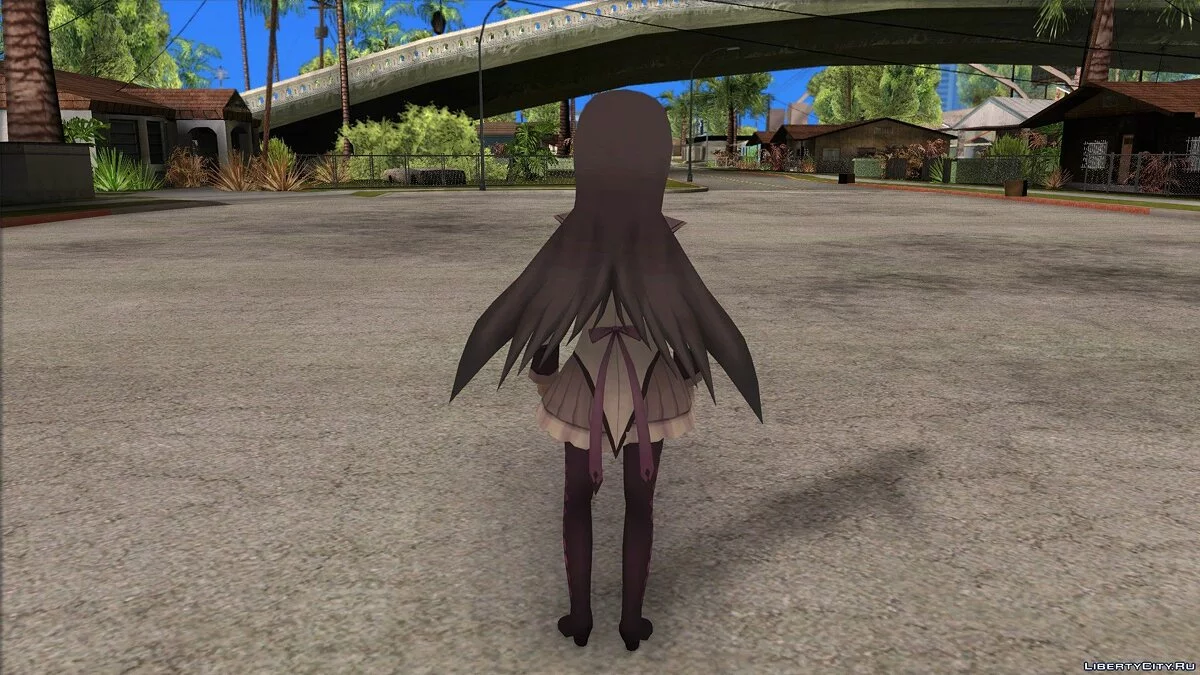 Хомура Акэми из Puella Magi Madoka Magica / GTA San Andreas