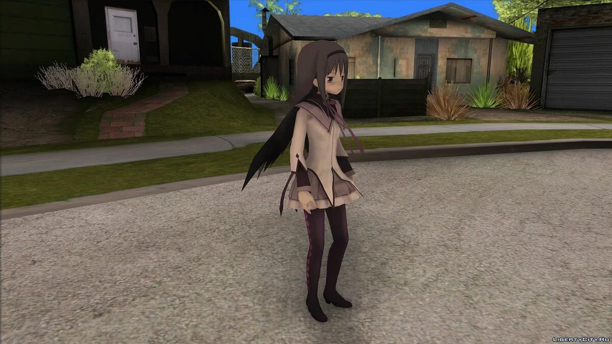 Хомура Акэми из Puella Magi Madoka Magica / GTA San Andreas