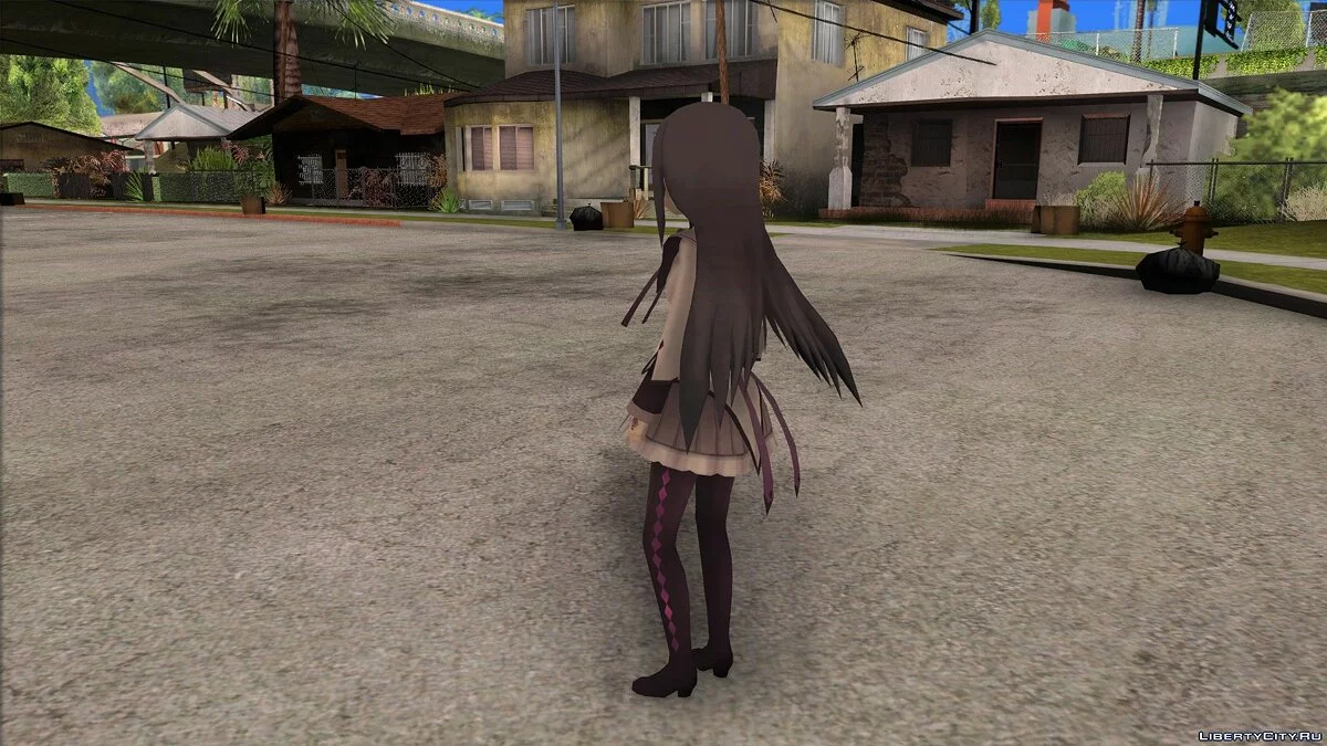 Хомура Акэми из Puella Magi Madoka Magica / GTA San Andreas