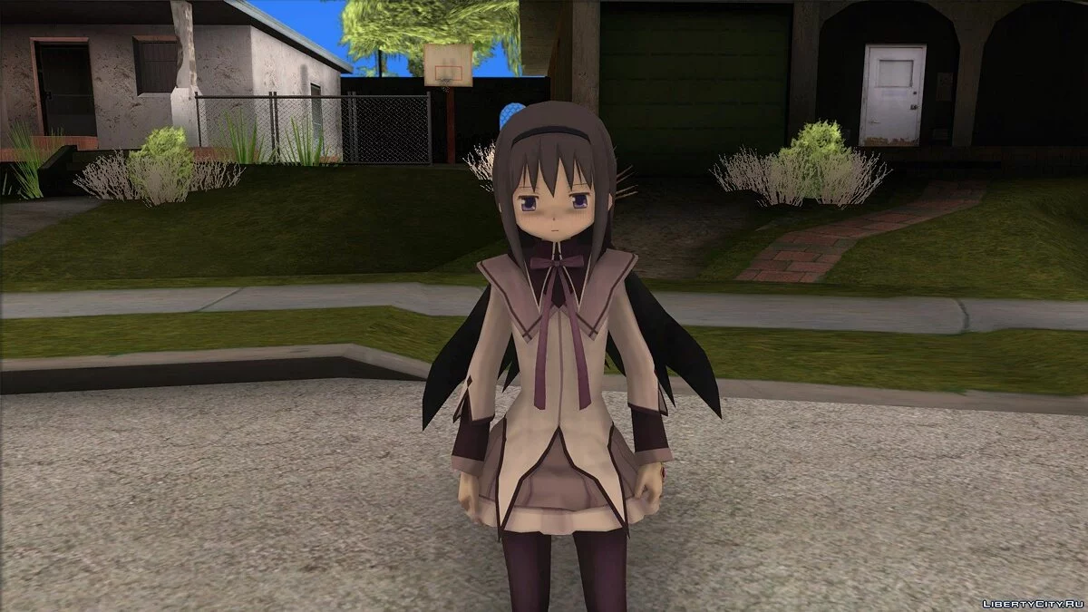 Хомура Акэми из Puella Magi Madoka Magica / GTA San Andreas