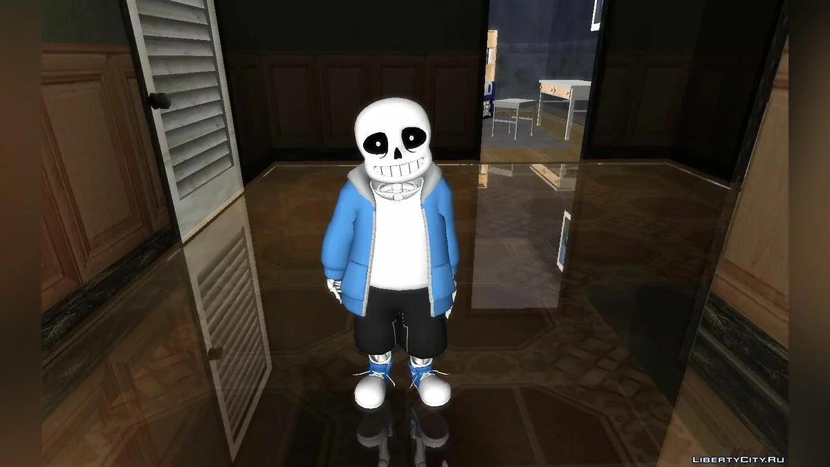 Санс и Папирус из игры Undertale / GTA San Andreas