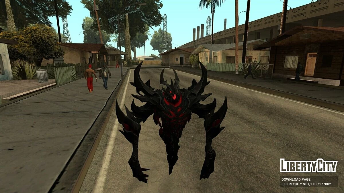 Shadow Fiend from Dota 2 / GTA San Andreas