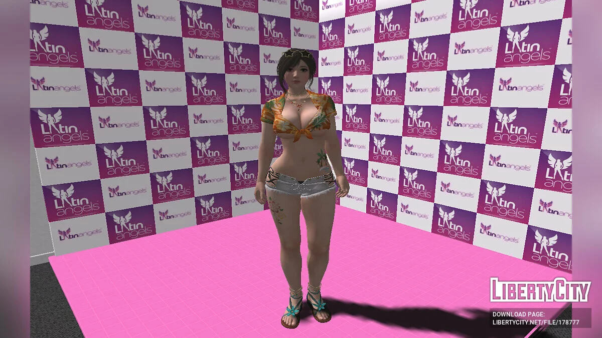 Саюри в сексуальном наряде / GTA San Andreas