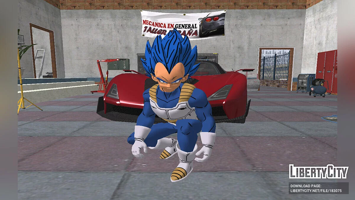 Вегета Ультра из Fortnite / GTA San Andreas