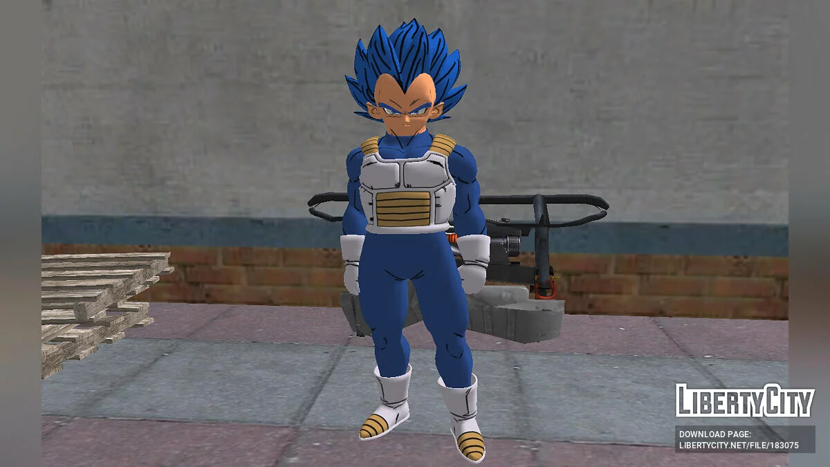 Вегета Ультра из Fortnite / GTA San Andreas