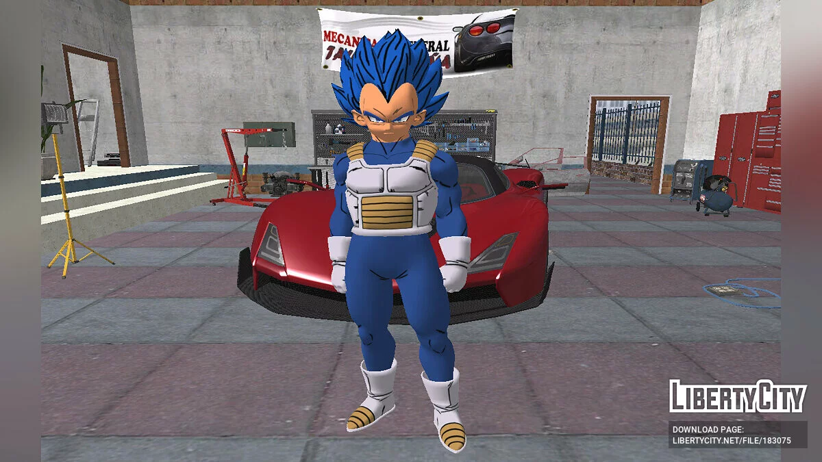 Вегета Ультра из Fortnite / GTA San Andreas