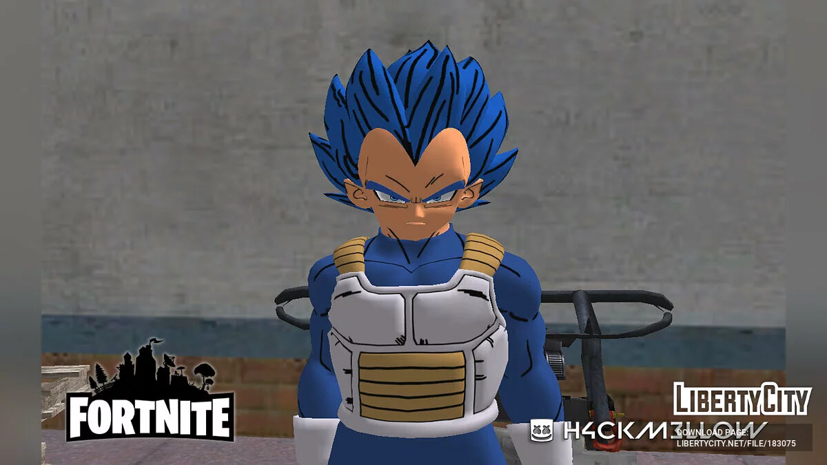 Вегета Ультра из Fortnite / GTA San Andreas