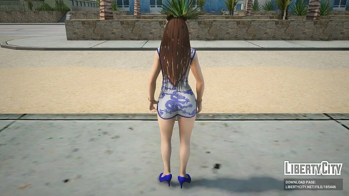 Мэй Ширануи в платье / GTA San Andreas