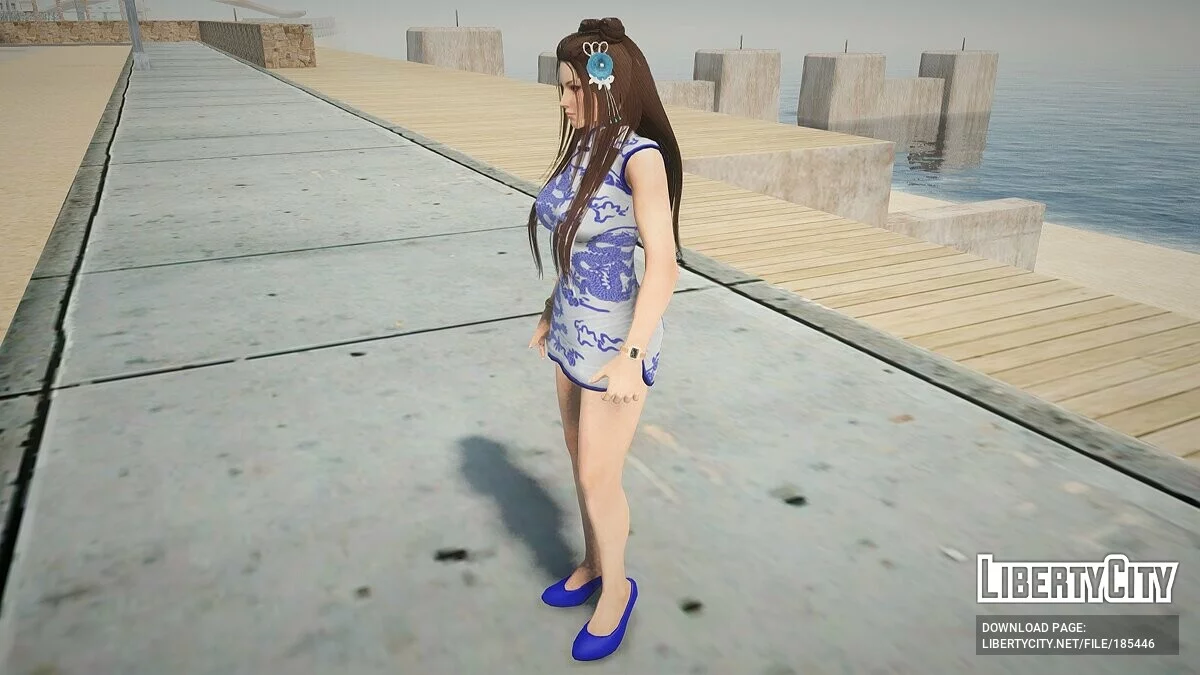 Мэй Ширануи в платье / GTA San Andreas