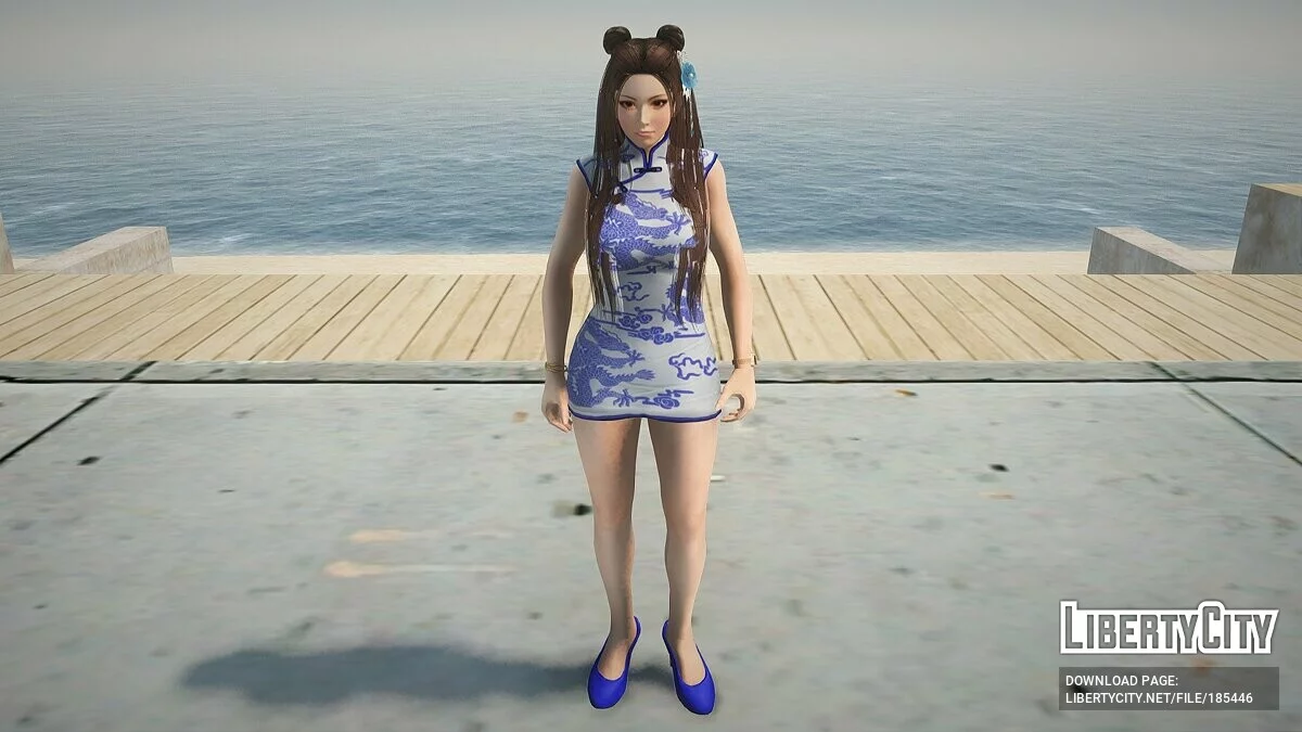 Мэй Ширануи в платье / GTA San Andreas