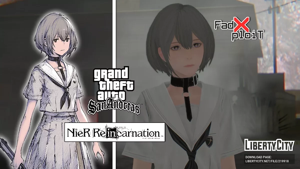 Хина - Преданная ученица из NieR Reincarnation / GTA San Andreas