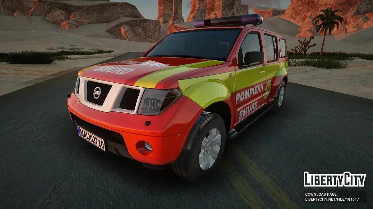 Nissan Pathfinder Smurd / GTA San Andreas