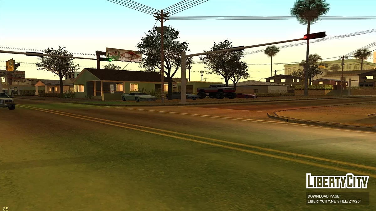 Автомобили у дома Смоука / GTA San Andreas