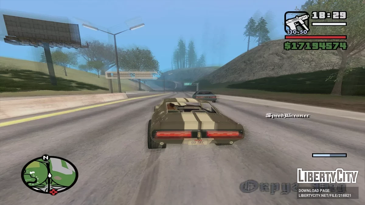 SpeedBreaker - Замедление в движении / GTA San Andreas