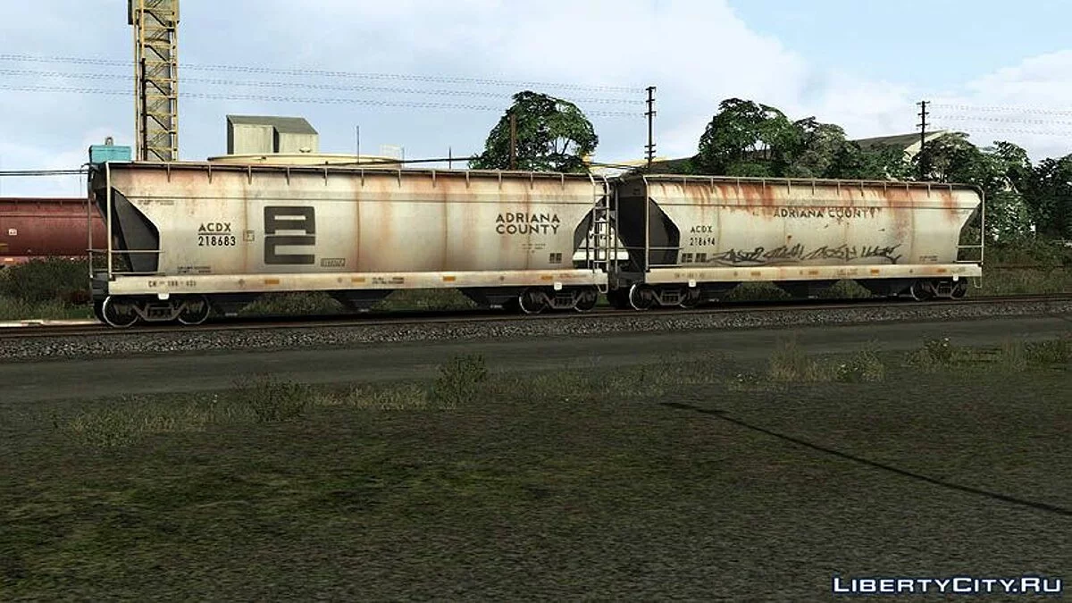 Вагоны Adriana County Cylindrical Hopper / GTA San Andreas