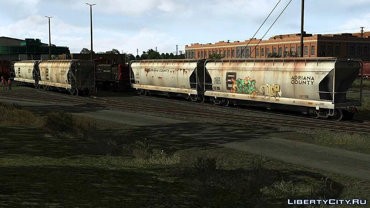Вагоны Adriana County Cylindrical Hopper / GTA San Andreas