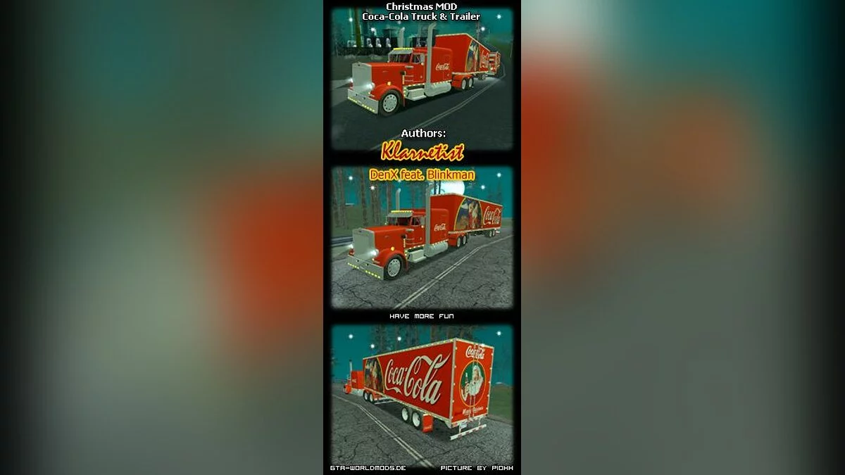 Coca-Cola Truck & Trailer / GTA San Andreas