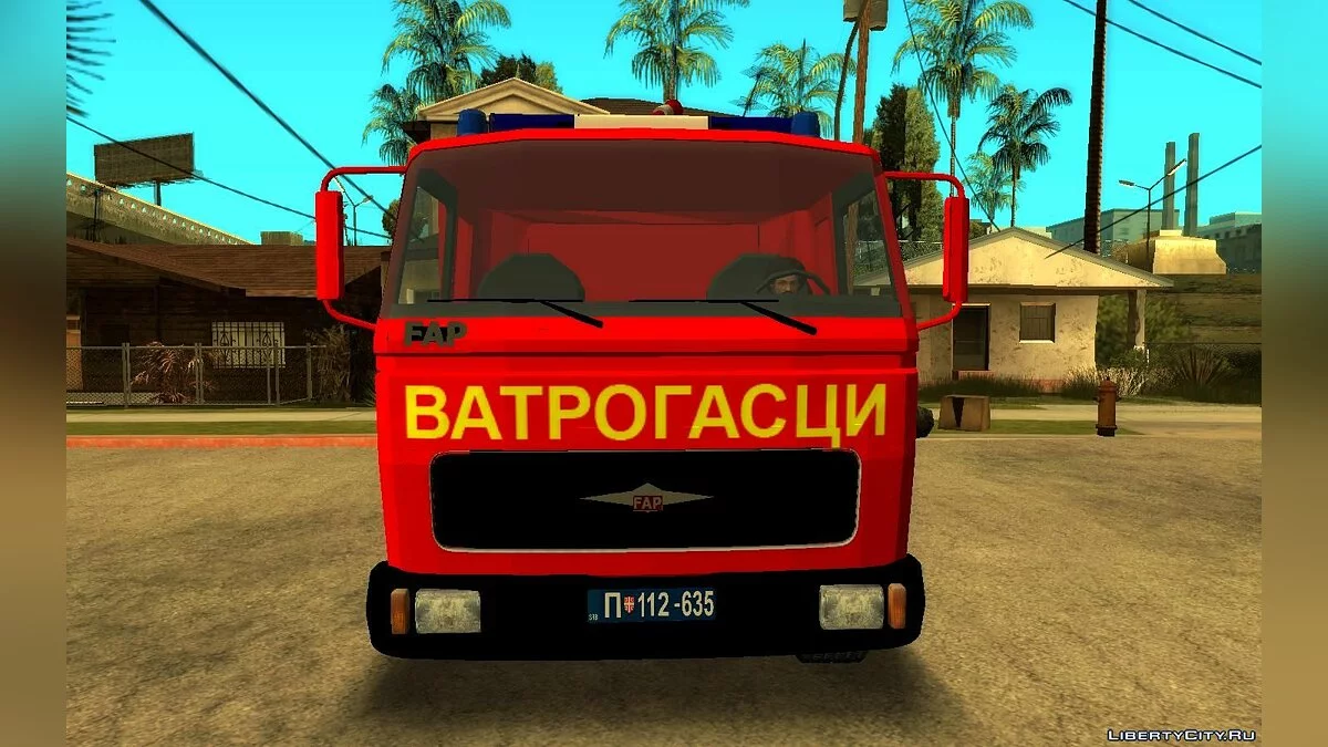 FAP Serbian Fire Truck / GTA San Andreas