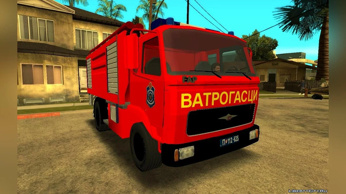FAP Serbian Fire Truck / GTA San Andreas