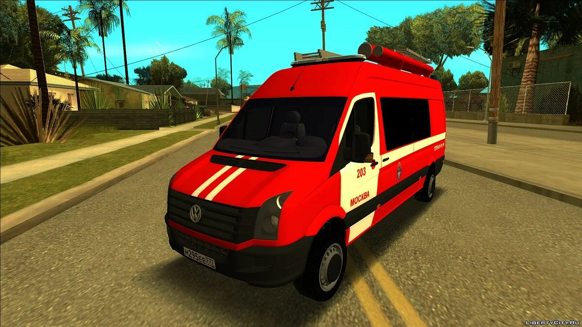 Volkswagen Crafter 2011 - ПСЦ г. Москва (203) / GTA San Andreas