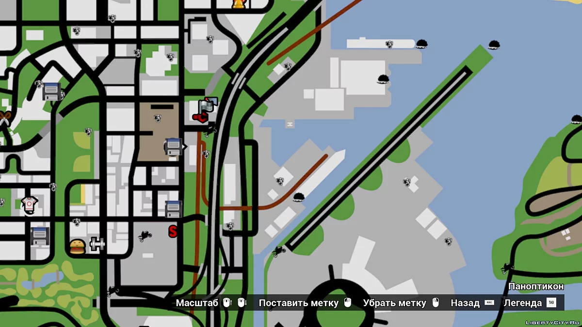 Карта коллекционных предметов / GTA San Andreas: The Definitive Edition