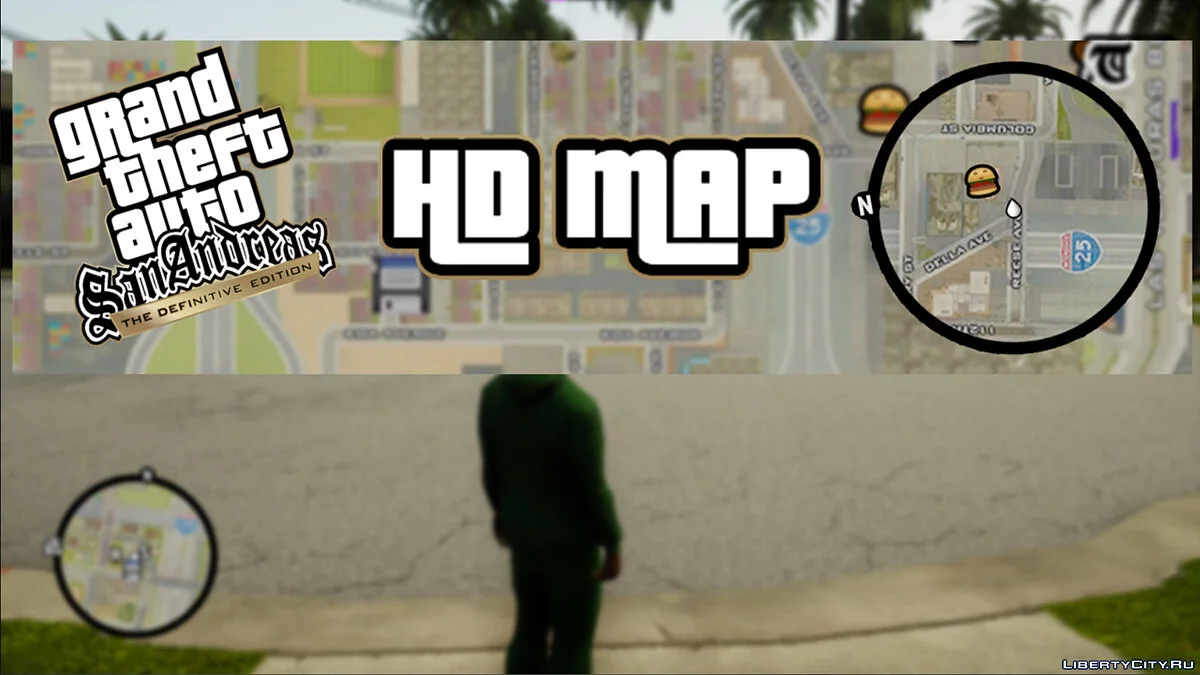 Карта в HD качестве / GTA San Andreas: The Definitive Edition