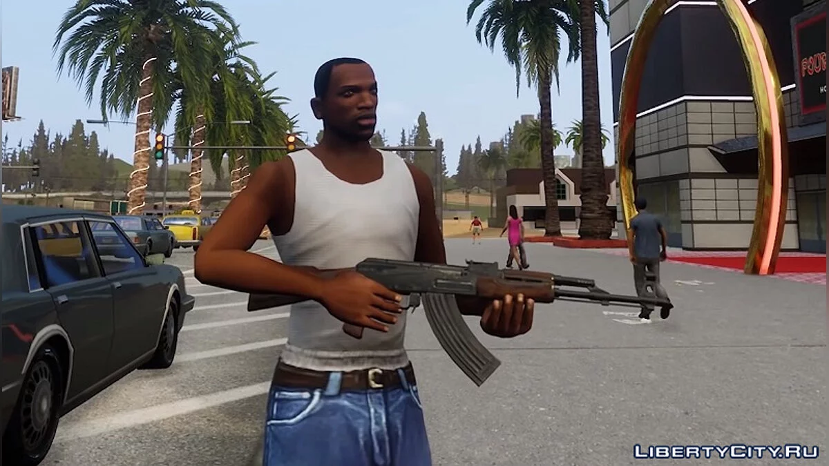 Реальный AK-47 (HD) / GTA San Andreas: The Definitive Edition