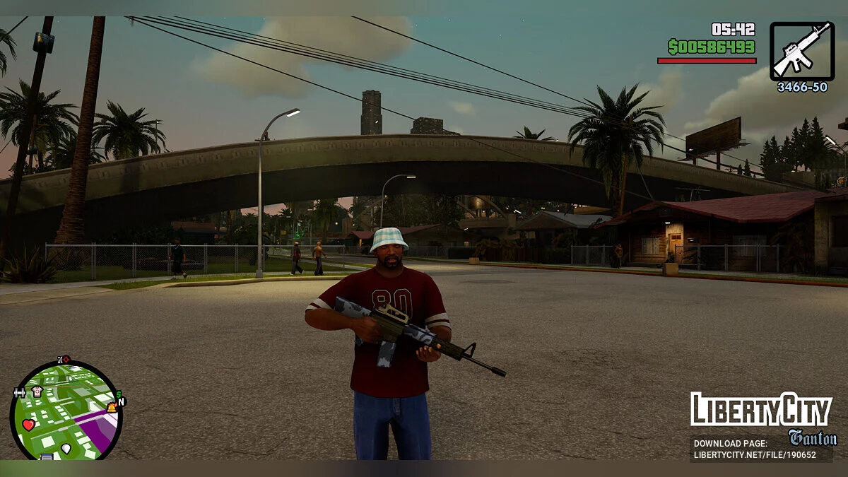 Сборник оружия из Modern Warfare / GTA San Andreas: The Definitive Edition