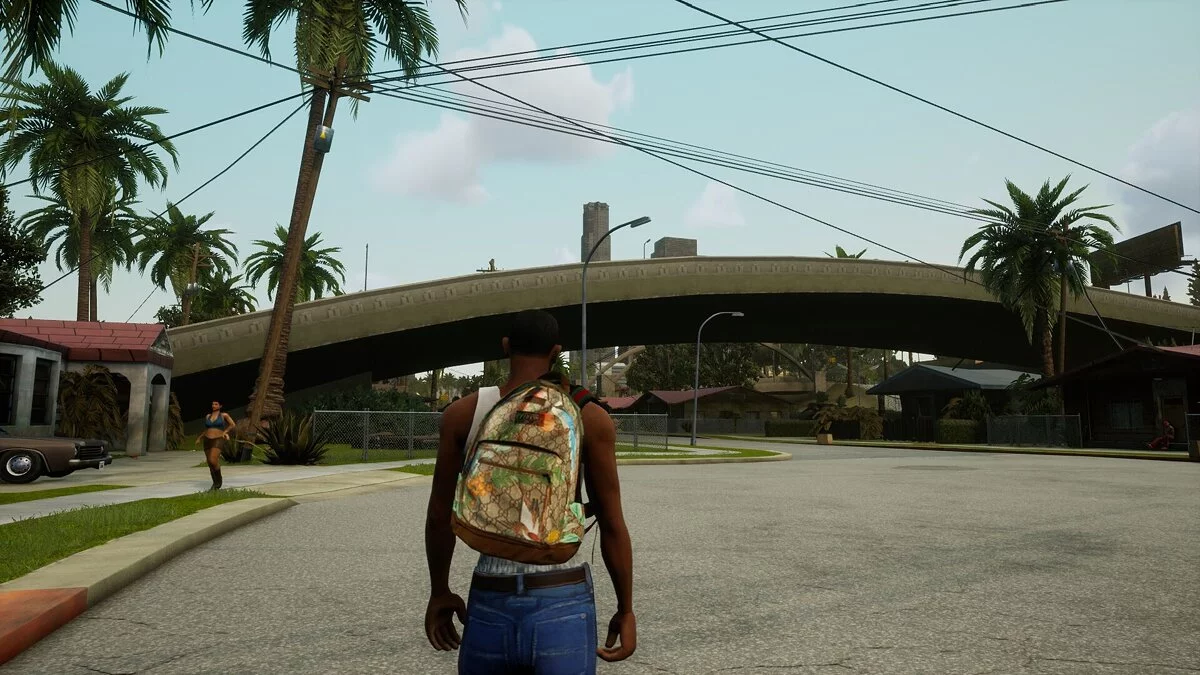 Гуччи и Bape рюкзаки / GTA San Andreas: The Definitive Edition
