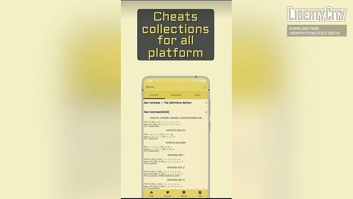 CLEO Mod Master 1.1.2 / GTA San Andreas (iOS, Android)