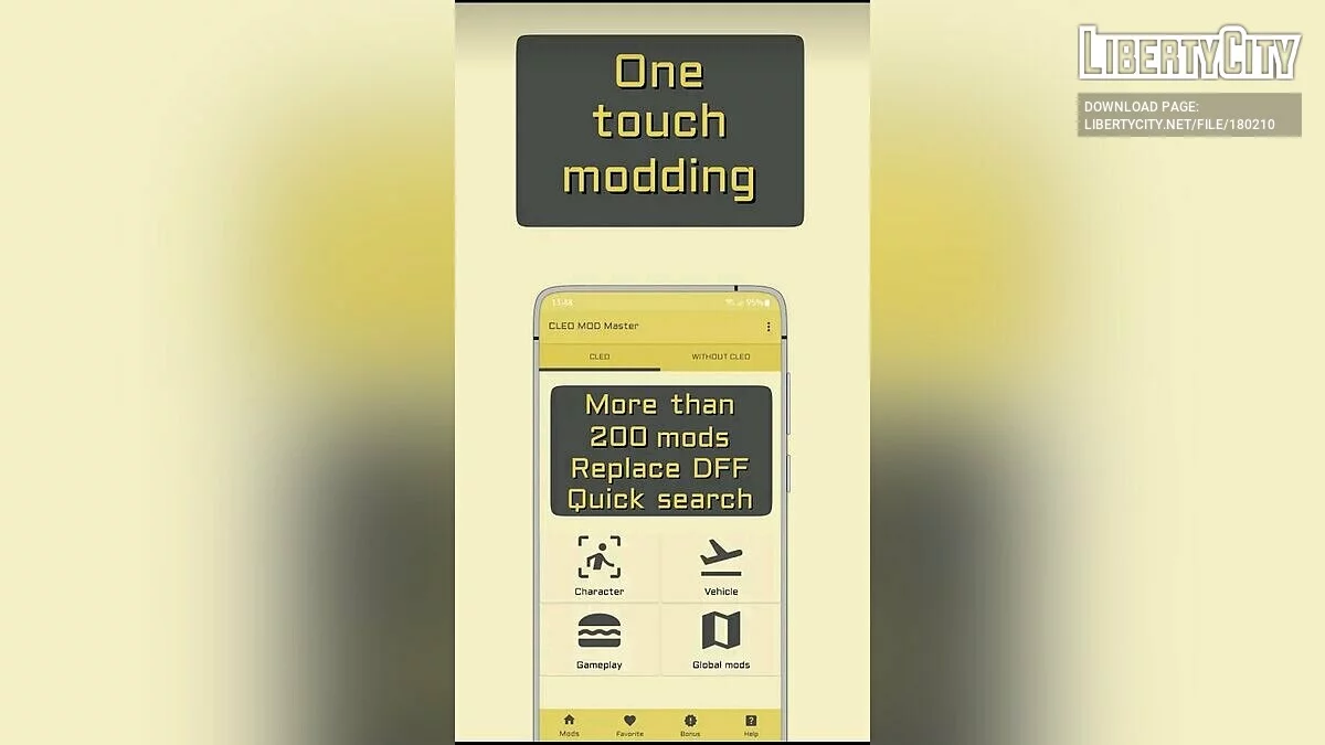 CLEO Mod Master 1.1.2 / GTA San Andreas (iOS, Android)