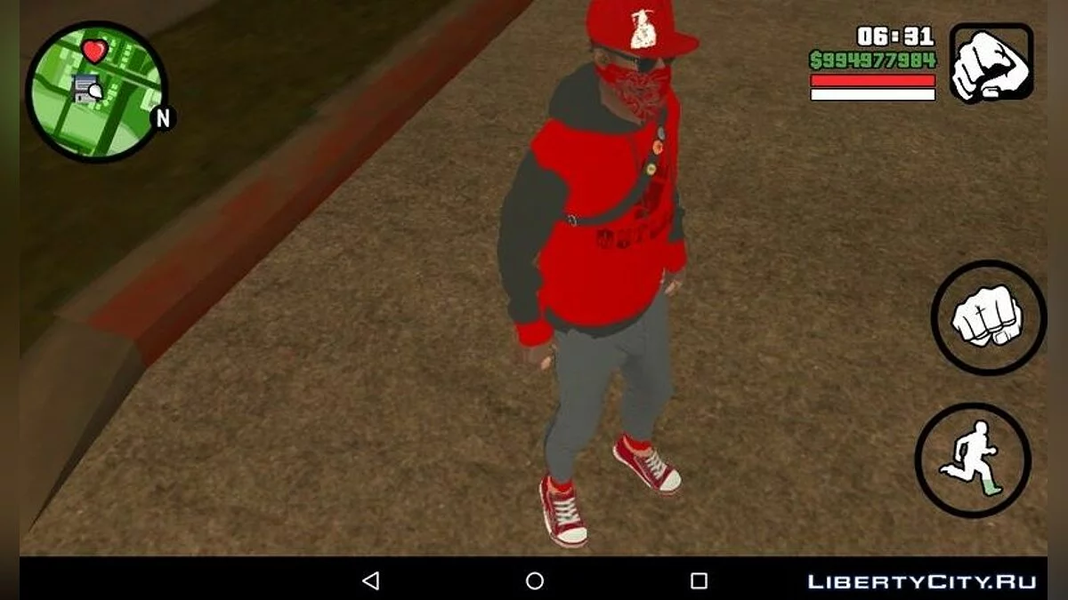 Маркус Холлоуэй из Watch Dogs 2 Modern Day Blood / GTA San Andreas (iOS, Android)