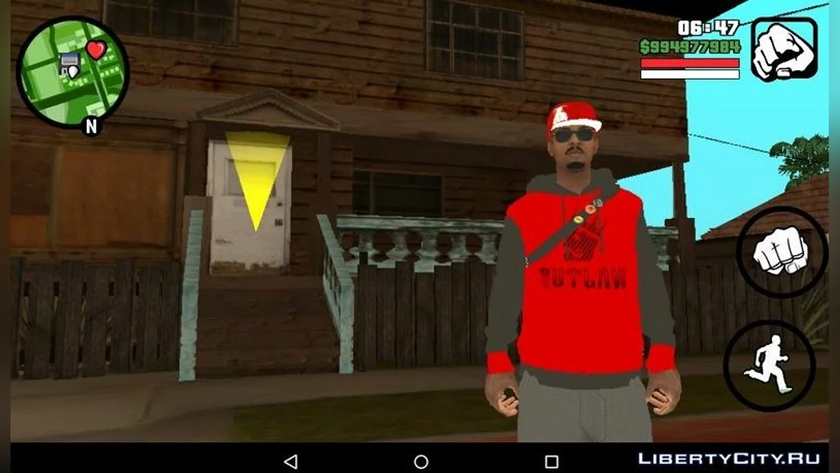 Маркус Холлоуэй из Watch Dogs 2 Modern Day Blood / GTA San Andreas (iOS, Android)