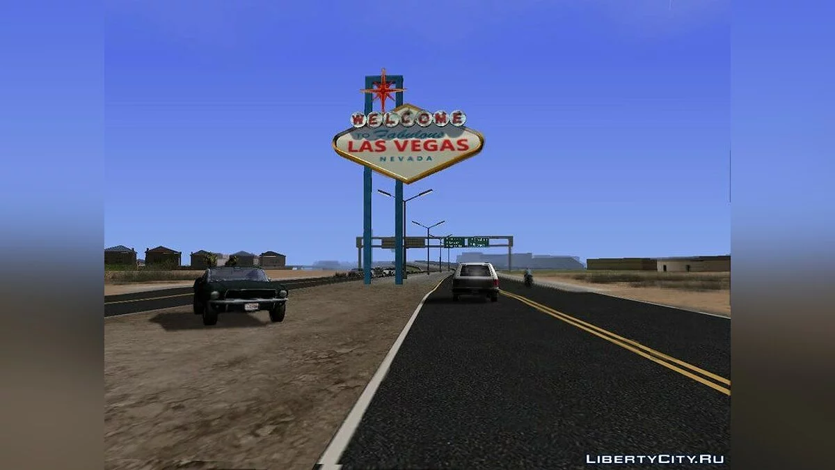 New Roads in Las Venturas (V Styled) v1.0 - Новые дороги в Лас-Вентурас  / GTA San Andreas (iOS, Android)