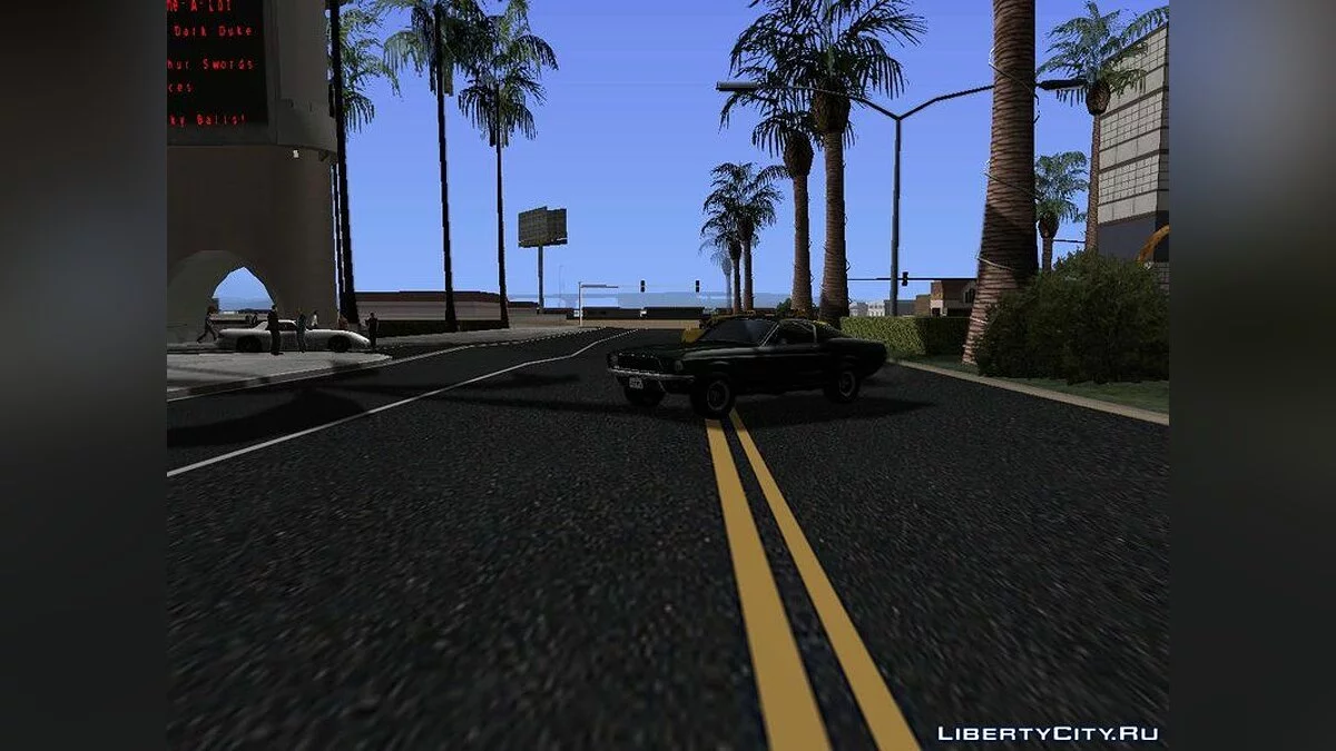 New Roads in Las Venturas (V Styled) v1.0 - Новые дороги в Лас-Вентурас  / GTA San Andreas (iOS, Android)