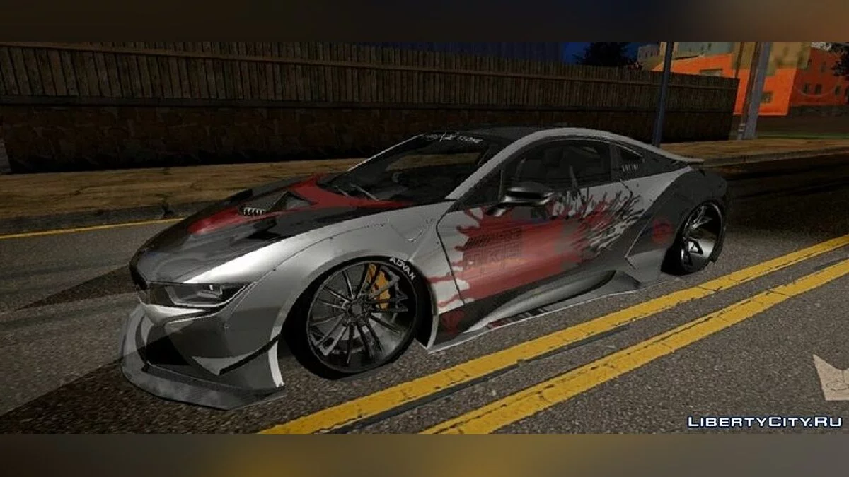 BMW I8 Liberty Walk [PC и Mobile] / GTA San Andreas (iOS, Android)