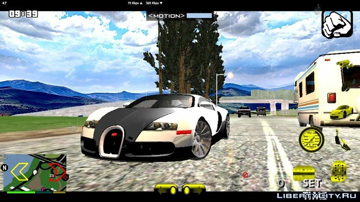 Bugatti Veyron 16.4 / GTA San Andreas (iOS, Android)