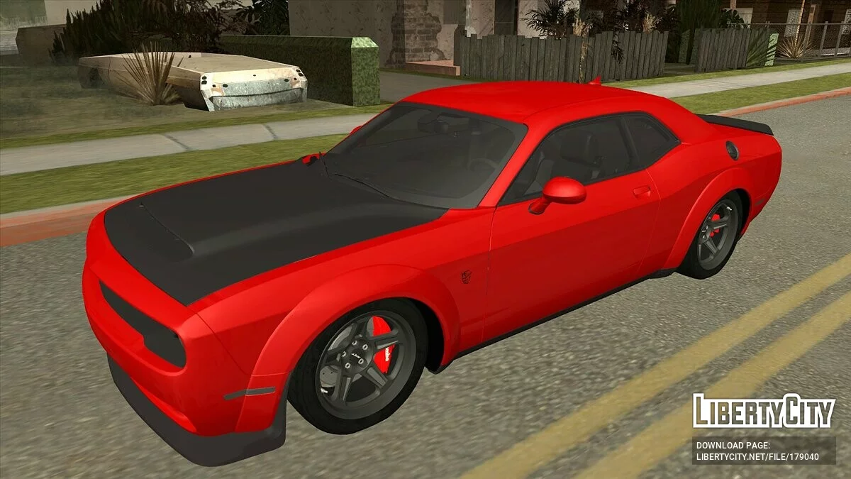 Dodge Challenger SRT Demon 2018 / GTA San Andreas (iOS, Android)