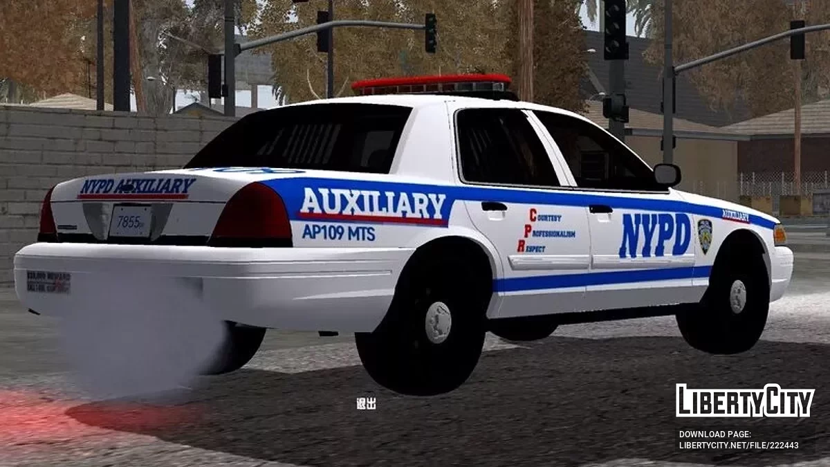 2011 Ford Crown NYPD Auxiliary MTS / GTA San Andreas (iOS, Android)
