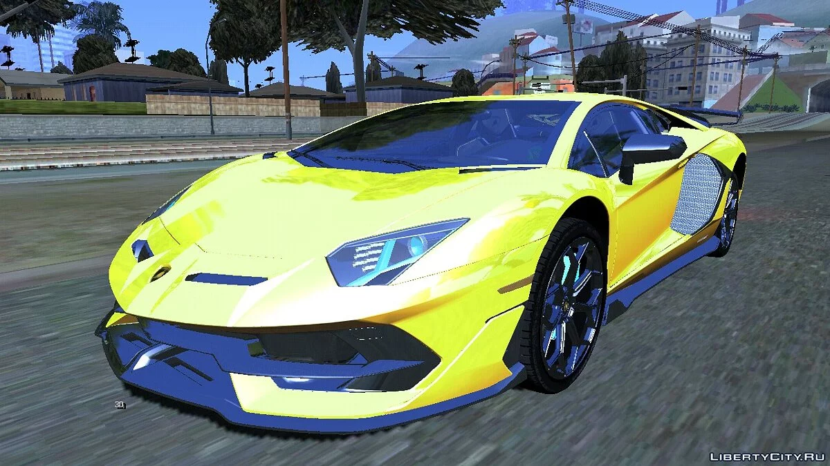 2019 Lamborghini Aventador LP770-4 SVJ / GTA San Andreas (iOS, Android)