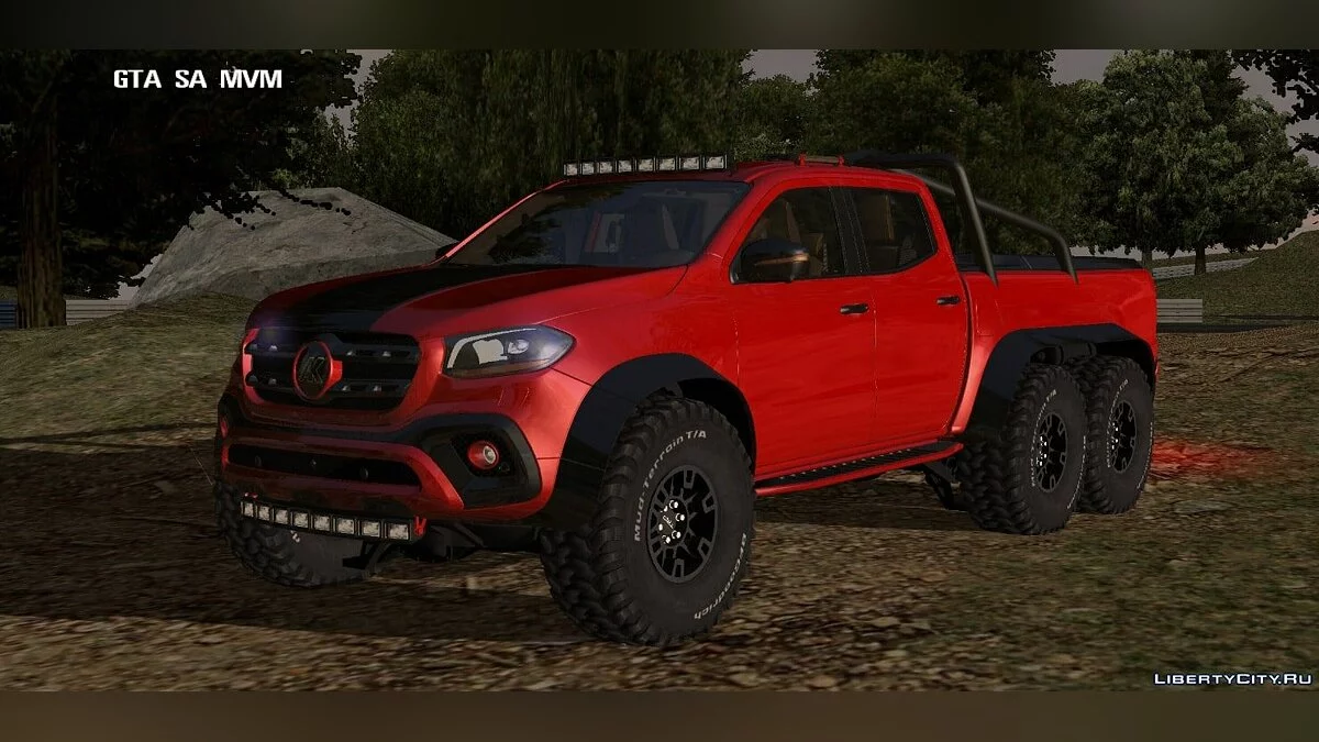 Mercedes Benz X 6x6 stock version / GTA San Andreas (iOS, Android)