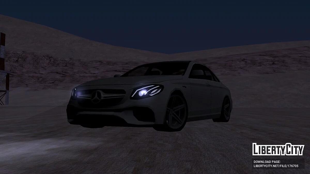 Mercedes W213 E63S AMG (SA Style) / GTA San Andreas (iOS, Android)
