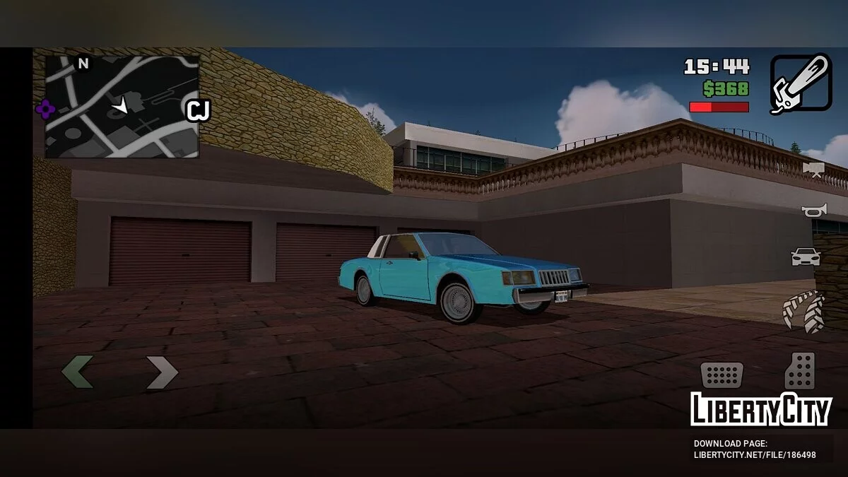 Детализированные колёса для машин нпс / GTA San Andreas (iOS, Android)