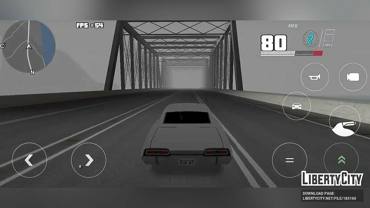 Звук двигателя Chevy Impala Supernatural / GTA San Andreas (iOS, Android)