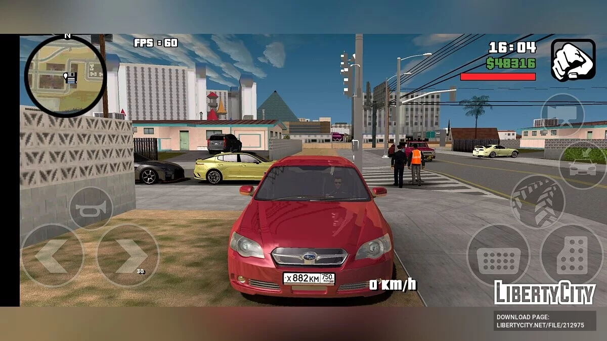 Subaru Legacy / GTA San Andreas (iOS, Android)