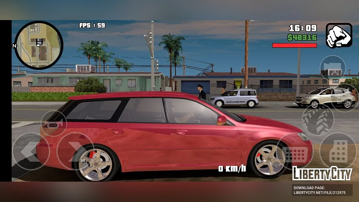 Subaru Legacy / GTA San Andreas (iOS, Android)